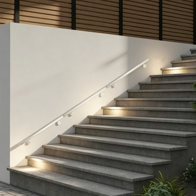 Stair Handrail, Wall Mounted Stair Handrail, Stainless Steel Stair Handrail