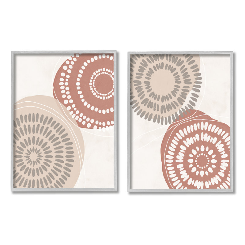 Motif géométrique mandala encre boho circulaire Doodle Nina bleu, H 16 po x l 20 po, Estampe numérique Farmhouse