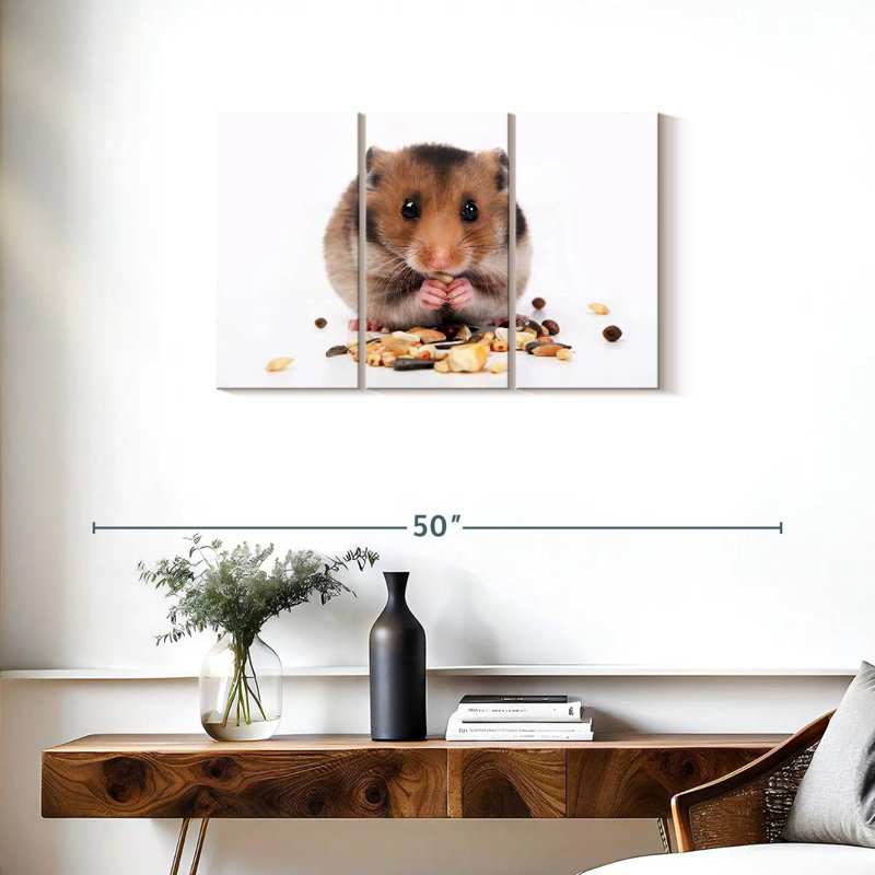 Hamster Eating Nuts And Seeds