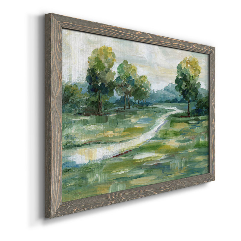 Lumière d'été - peinture sur toile encadrée, Gris, H 31,5 po x l 23,5 po x P 1,5 po