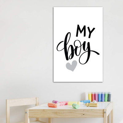 «My Boy», reproduction d'art textuel