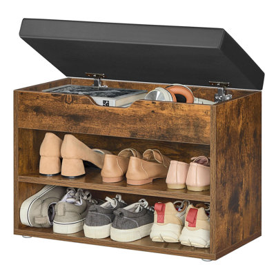 Storage Bench With Padded Seat
