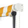 Dakota Fields 200cm W x 150cm D Fabric Cover Retractable Patio Awning
