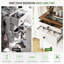120 cm W Chest of 8 Drawers