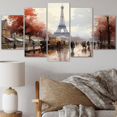 French Paris In 1945S Cities & Countries Wall Decor on Metal