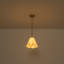Luminaire suspendu simple en verre 1 lumière Nordic