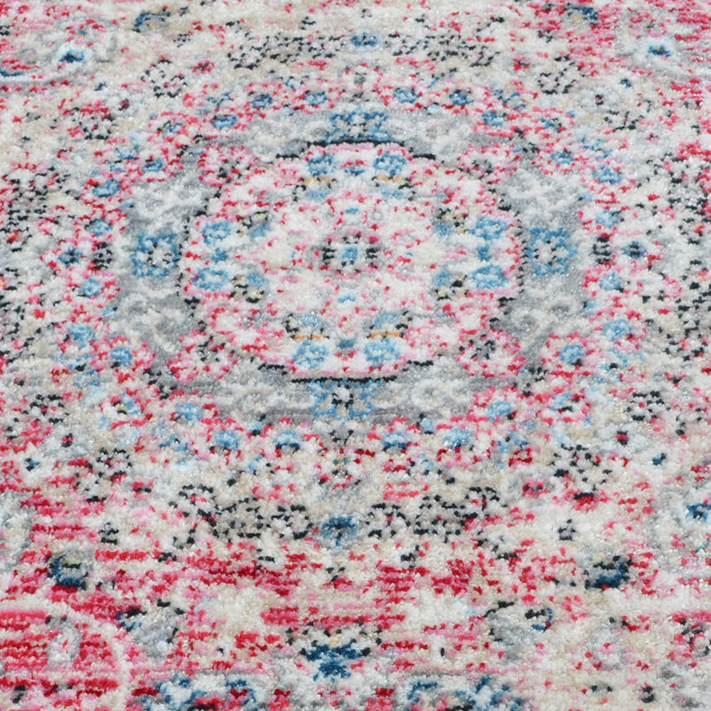 Tapis lavable Beier, grands tapis pour le salon Tapis rétro pour la salle à manger, antidérapant, à poils courts et résistant aux taches - Tapis de couloir en polyester fabriqué à la machine - multicolore