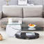 Table basse contemporaine à double couche artistique - marbre blanc et marbre noir, plusieurs couleurs disponibles. Autocollant de panneau de densité, verre renforcé,