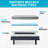 Sterner Zero Gravity Pain Relieving Massaging Adjustable Bed with Wireless Remote, Bluetooth and App-224794337