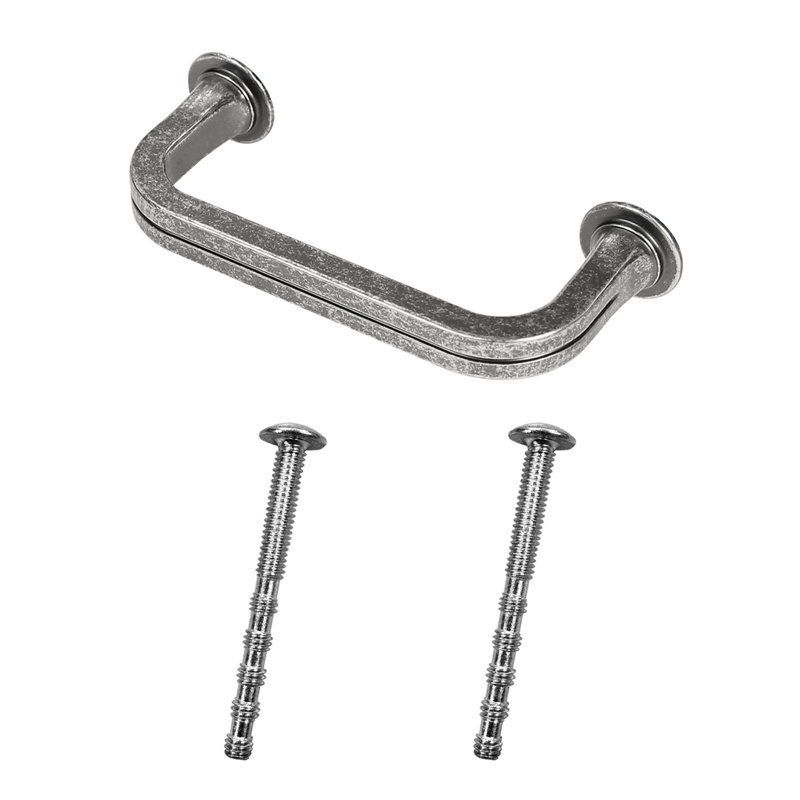 Ensemble de 8 poignées de tiroir Lumi Home Furnishings Classic, nickel antique, paquet de 8, Antique Nickel, 3"
