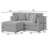 Chauncy 3-Piece Chofa - Gray