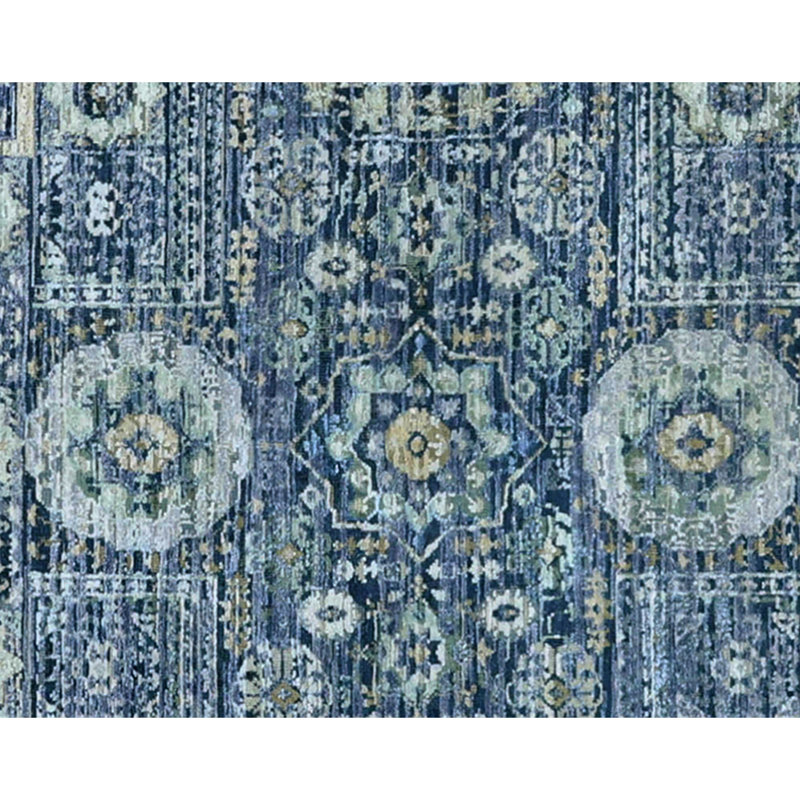 Tapis rectangulaire noué à la main, Rectangle de 5 pi x 8 pi