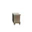 Table de chevet 2 tiroirs Silver