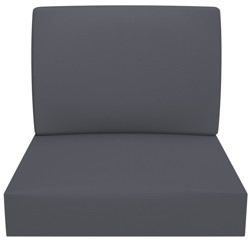 Outdoor 5" Seat / Back Cushion With Highly Durable Cover Rite Fabric, Grey