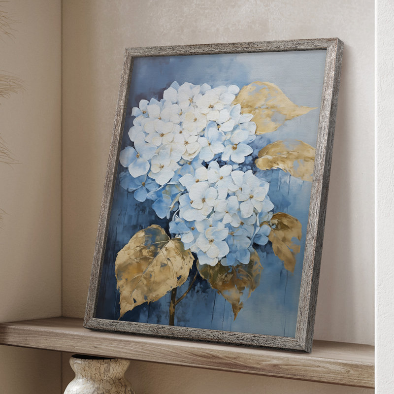 FLORAL Series CXLII Framed Print - Solid Wood, 11" H x 9" W