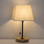 Lampe de chevet brune 16,1 po