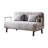 Modern Sofavelvet Light Gray 55″ Convertible Chair Bed, Tri-Fold Sofa Bed With Adjustable Backrest & Pillow, Leisure Chaise Lounge Couch With Sturdy Steel Frame  Home & Office, Comtable Sleeper Chair-120090052-122587449