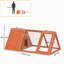 Rabbit Hutch Wooden Outdoor Guinea Pig Hutch with Run and Doors-124811079