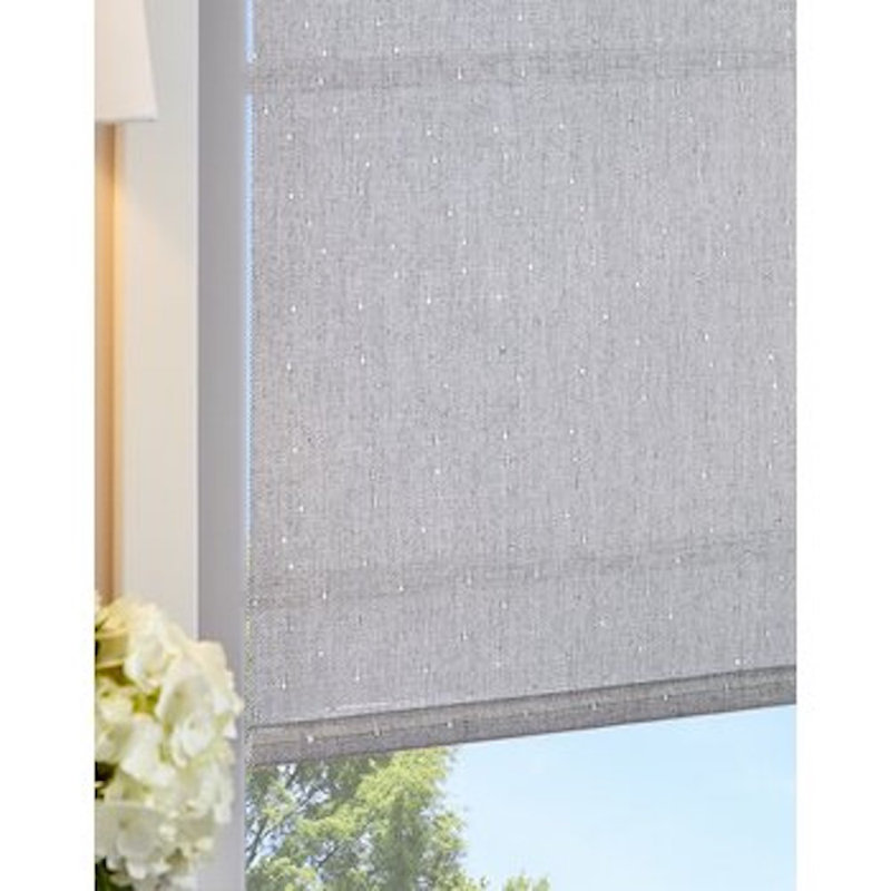 Store à enroulement gris semi-transparent, l 23 po x L 64 po