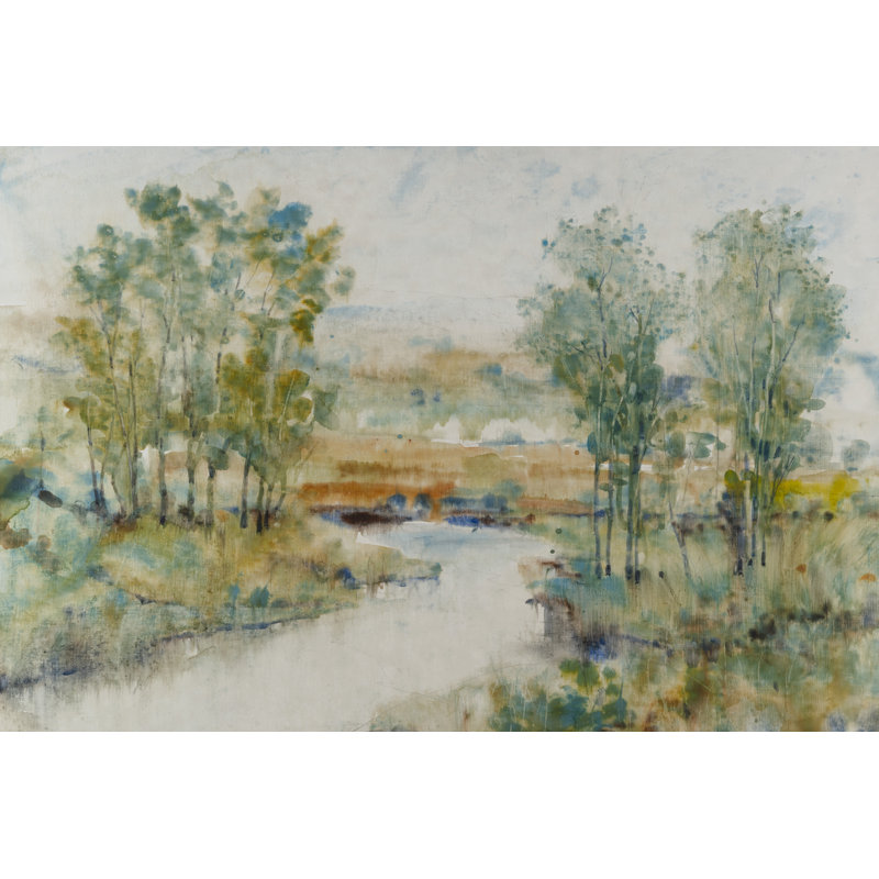 " Trees On The Creek II " by Timothy O' Toole, 32" H x 48" W x 1.25" D