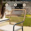 Chaise de patio avec coussin