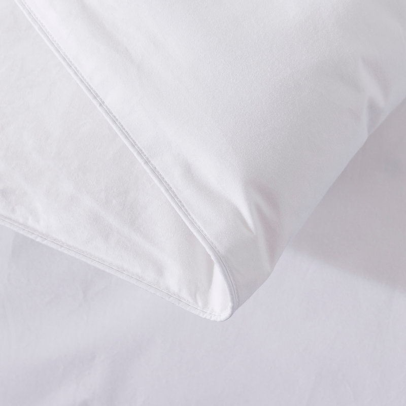 Button Stitch Down Alternative Comforter Polyester Ring Stitch Comforter, King Comforter, White