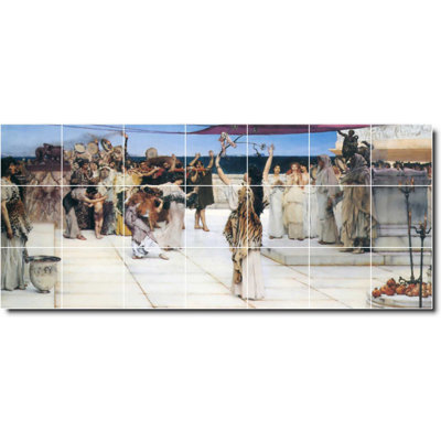 Carreau de céramique décorative 56 po x 24 po 8 po x 8 po
