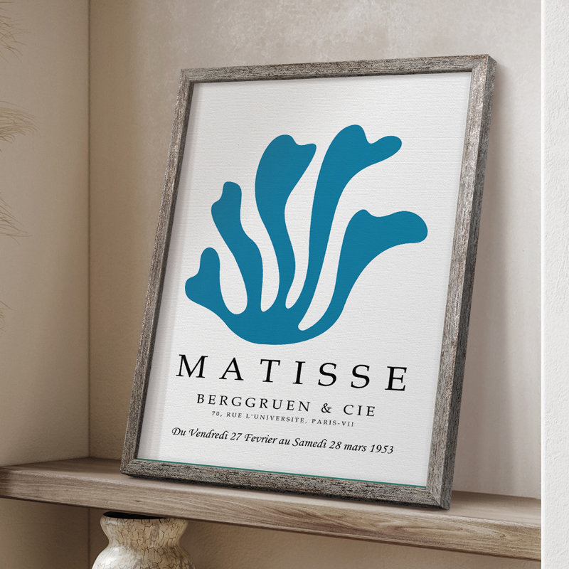 Matisse CECXLIX, reproduction d'art encadrée - bois massif, H 30 po x l 24 po