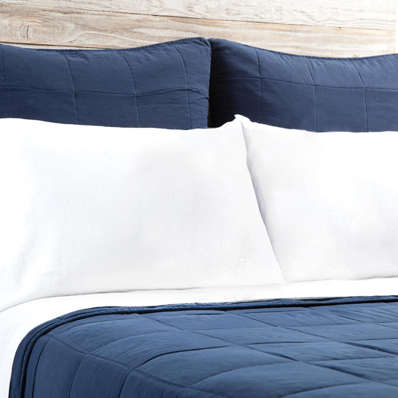 Antwerp Coverlet, Queen Coverlet, Navy