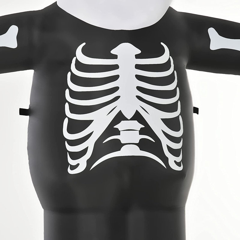 Clarksville 3m Halloween Inflatable Skeleton Ghost Decoration LED Lighted