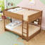 Bunk Bed With Storage Cabinets And Charging Station