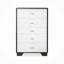 Commode à 5 tiroirs, commode blanche