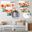 «Red Blooming Poppy Gardens In The Spring - Fleurs», décoration murale en métal, impression moderne sur métal-66318528