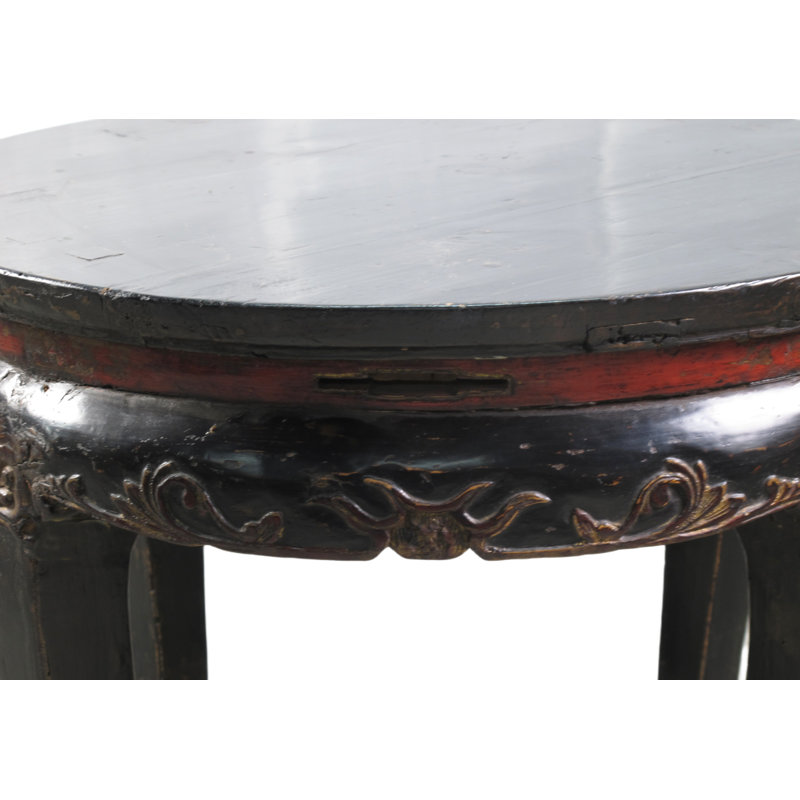 Asian Classic Solid Wood End Table