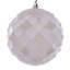 Vickerman 4.75" Red Net Beaded Ball. These Ornaments Are The Perfect Addition To Any Holiday Decorating Project. Each Ornament Features A Drilled Cap With Threaded Wire For Easy Decorating. Includes 3 Pieces Per Pack.-1375019366