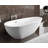 62'' x 28'' Freestanding Soaking Acrylic Bathtub-43233039