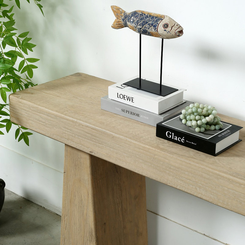 88'' W Solid Wood Console Table, Natural