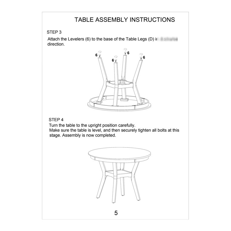 Table de salle à manger chic en noyer, ronde avec tablette, pièce en noyer, Noyer