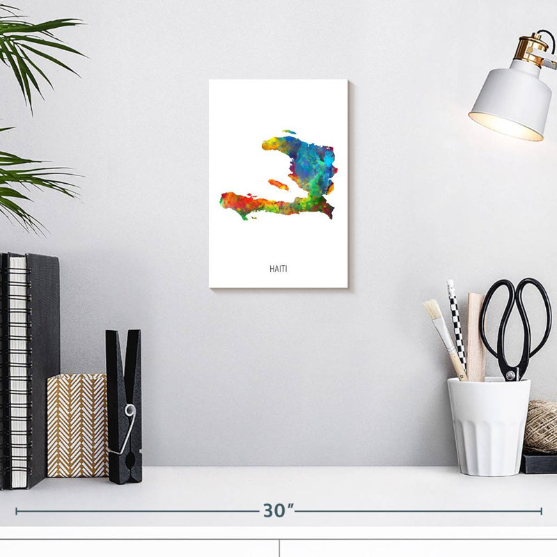 Aquarelle d'Haïti, Hisami I, H 12 po x l 8 po