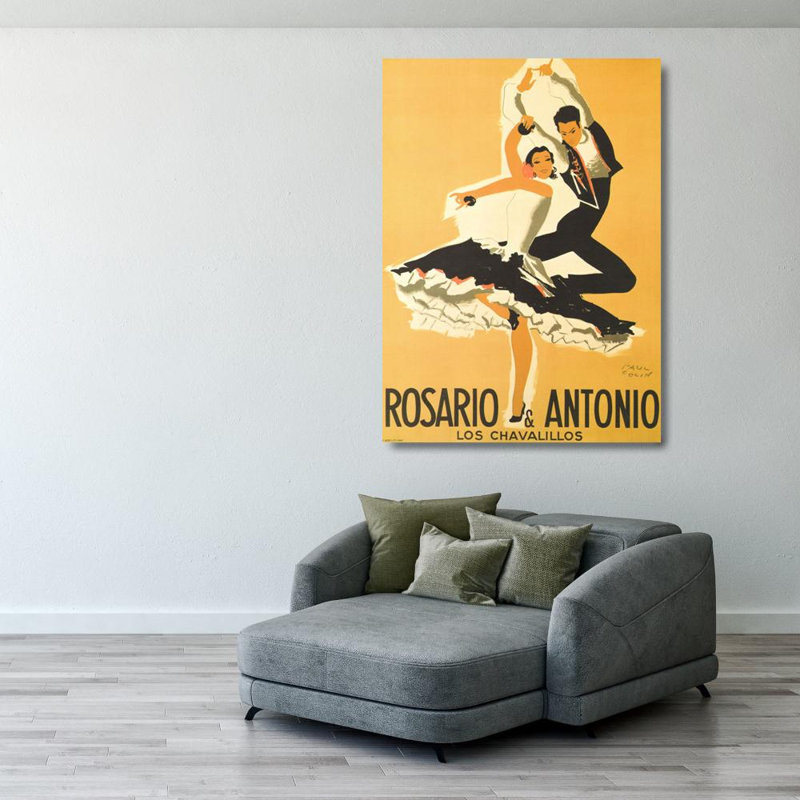 Rosario et Antonio, 1949, H 39 po x l 28 po