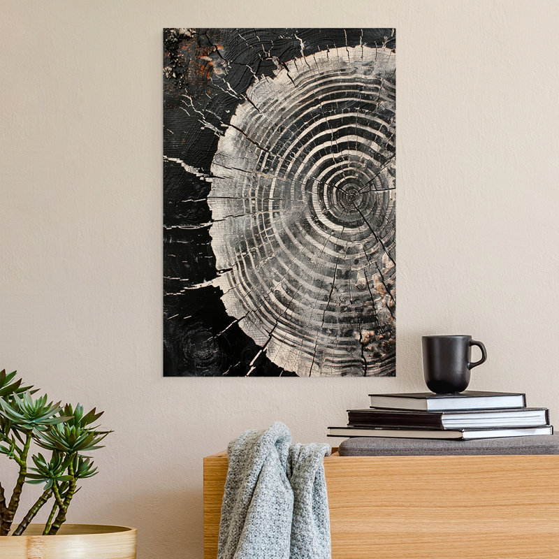 ABSTRACT Series CL III - Impression sur toile seulement - NON-CADRE, H 12 po x l 8 po