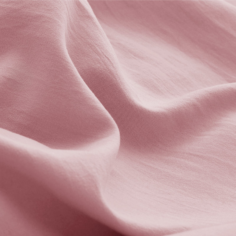 Bedsure Microfiber Duvet Cover Full Size - Prewashed Cotton-Like Extra Soft Bedding Set (Set of 3), Pink