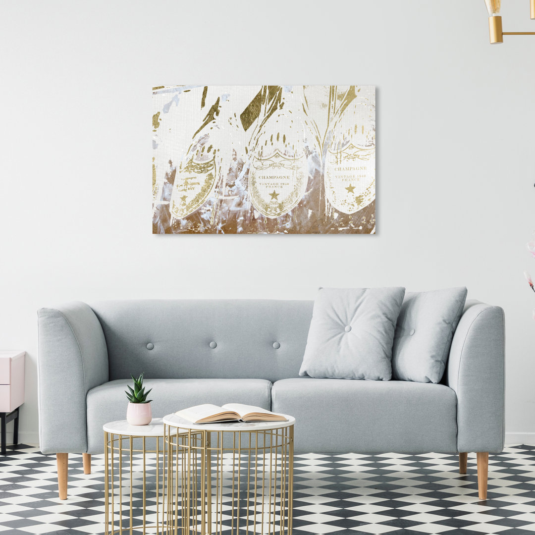 " Vintage Champagne Gold " by Oliver Gal House of Hampton® 