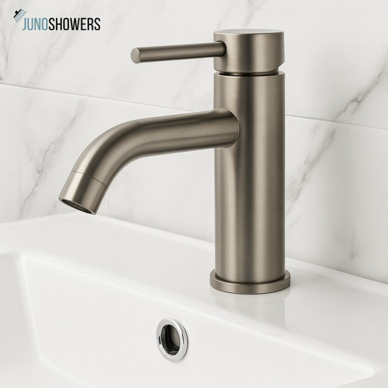 Robinet de douche avec valve thermostatique et douchette à haute pression, Doré