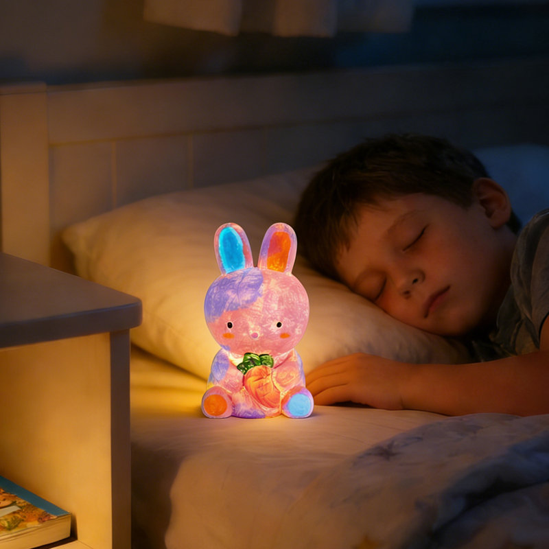 DIY Bunny Night Light Craft Painting Kit