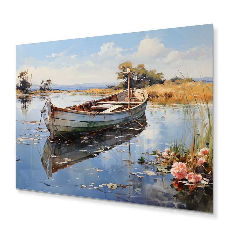 «Danemark Quiet Waters», impression sur métal sans cadre, H 12 po x l 20 po x P 1 po