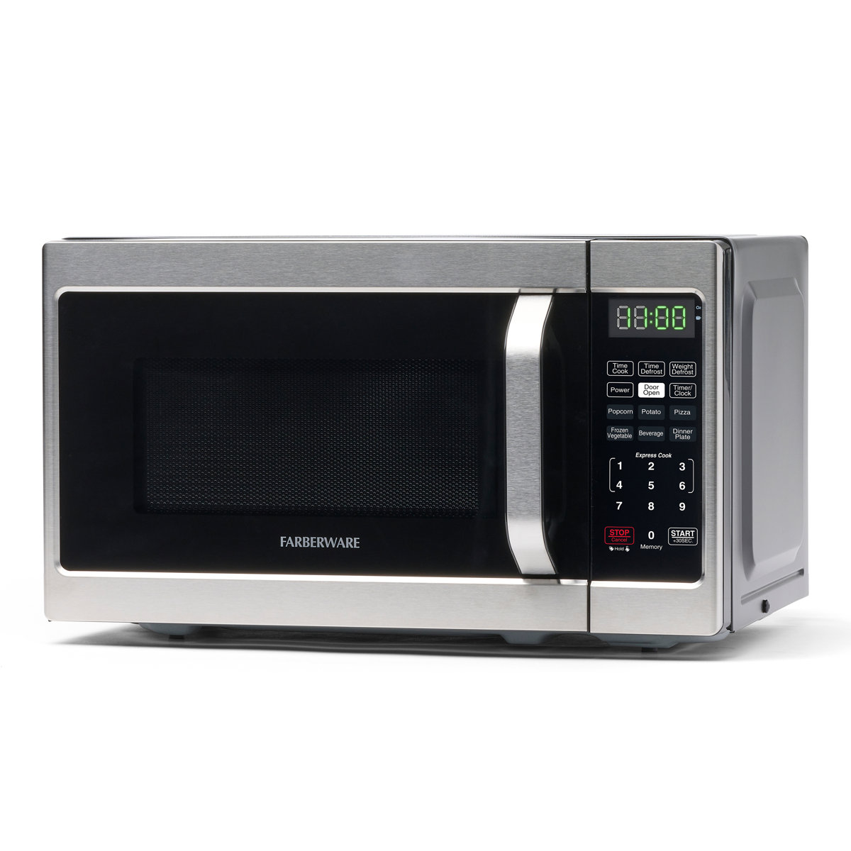 Farberware Compact Countertop Microwave Oven, 0.7 Cu. Ft. 700-Watt, Child Lock, Easy Clean Interior FMO07AHTBKJ