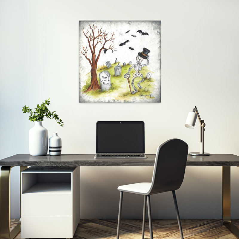 Arbre de chauve-souris abstrait contemporain, H 18 po x l 18 po