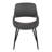  Najrin Faux Leather Upholstered Side Chair with Tapered Metal Legs-87951725-127315496