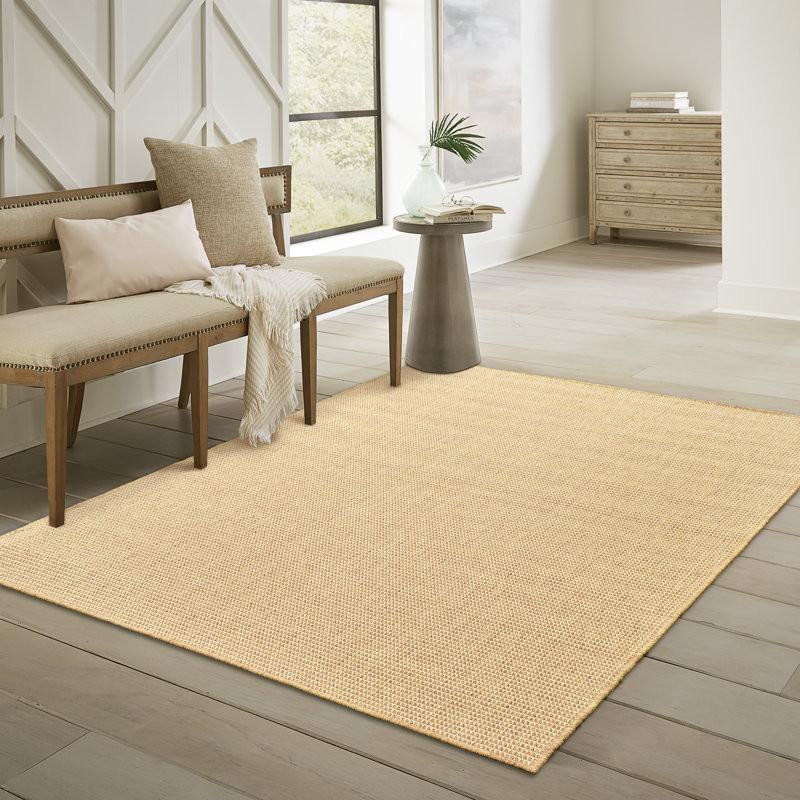 Tapis intérieur / extérieur tissé à la machine Eliana, Rectangle 7 pi 10 po x 10 pi 10 po